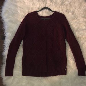Maroon Wool Sweater